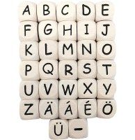 Holzbuchstaben weiß